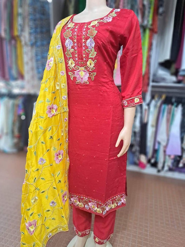 Embroidering Kurta Salwar