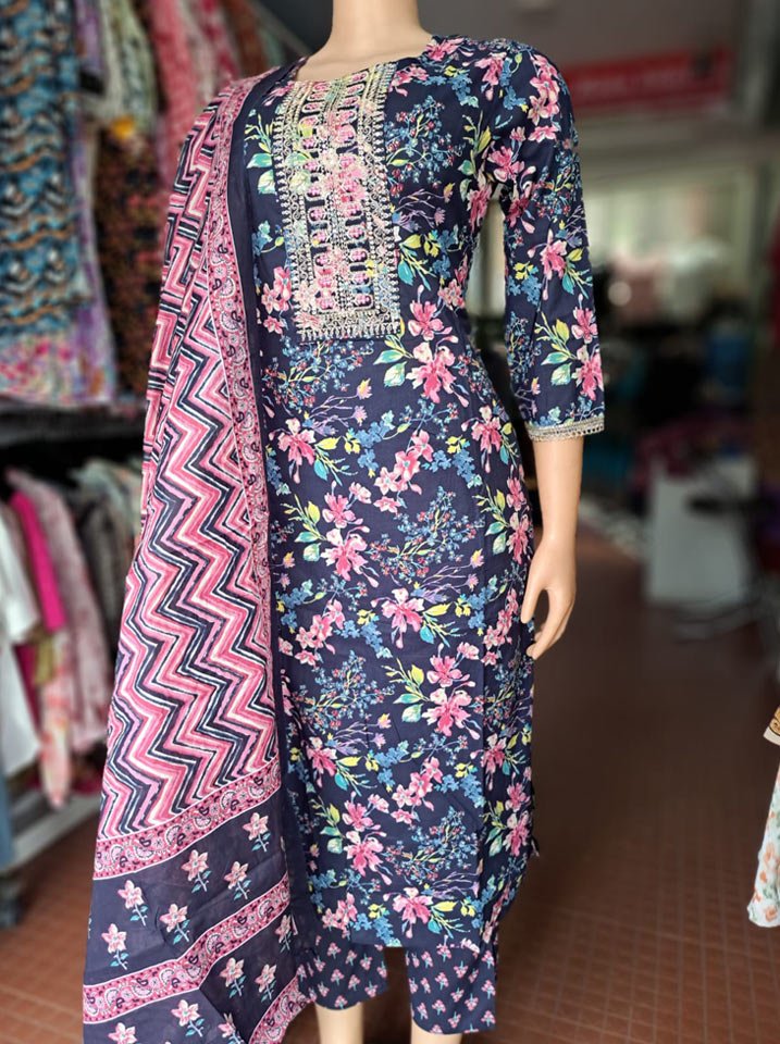 Colorful Floral Printed Kurta