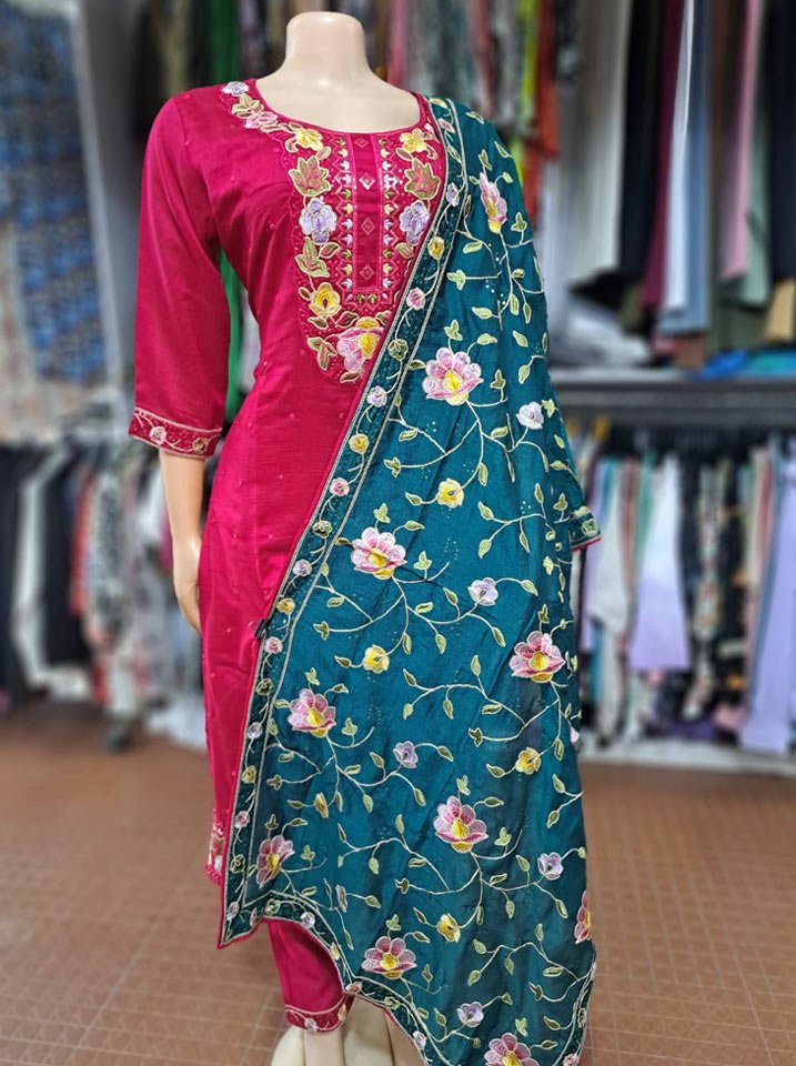 Flower Print Chunni